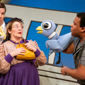 DON'T LET THE PIGEON DRIVE THE BUS! (THE MUSICAL!) -- A world premiere Kennedy Center commission based on the book by Mo Willems. Written by Mo Willems and Mr. Warburton. Music by Deborah Wicks La Puma. Dramaturgy by Megan Alrutz. Choreography by Jessica Hartman. Music Direction by William Yanesh. Directed by Jerry Whiddon